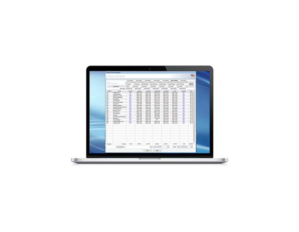 schedule adjuster